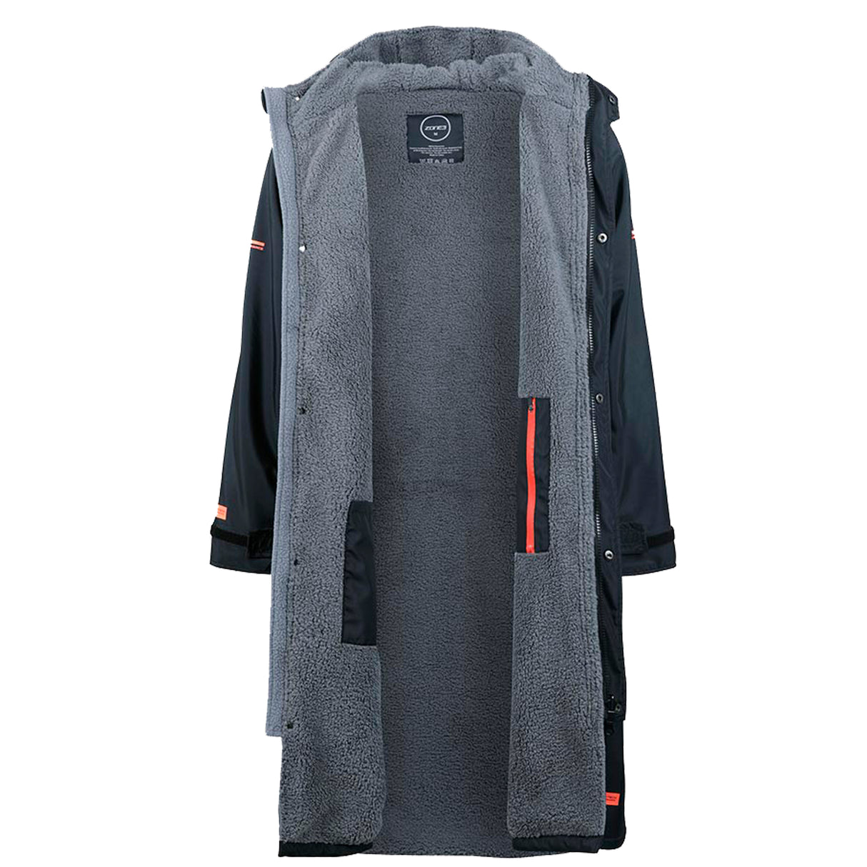 Zone3 Heat Tech Recycled Change Robe Parka Inside