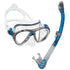 Cressi Big Eyes Evolution Mask & Alpha Ultra Dry Snorkel | Blue