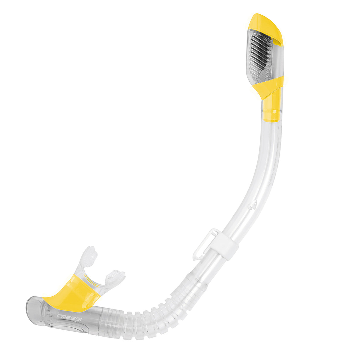 Kids Cressi Mini Dry Snorkel | Yellow