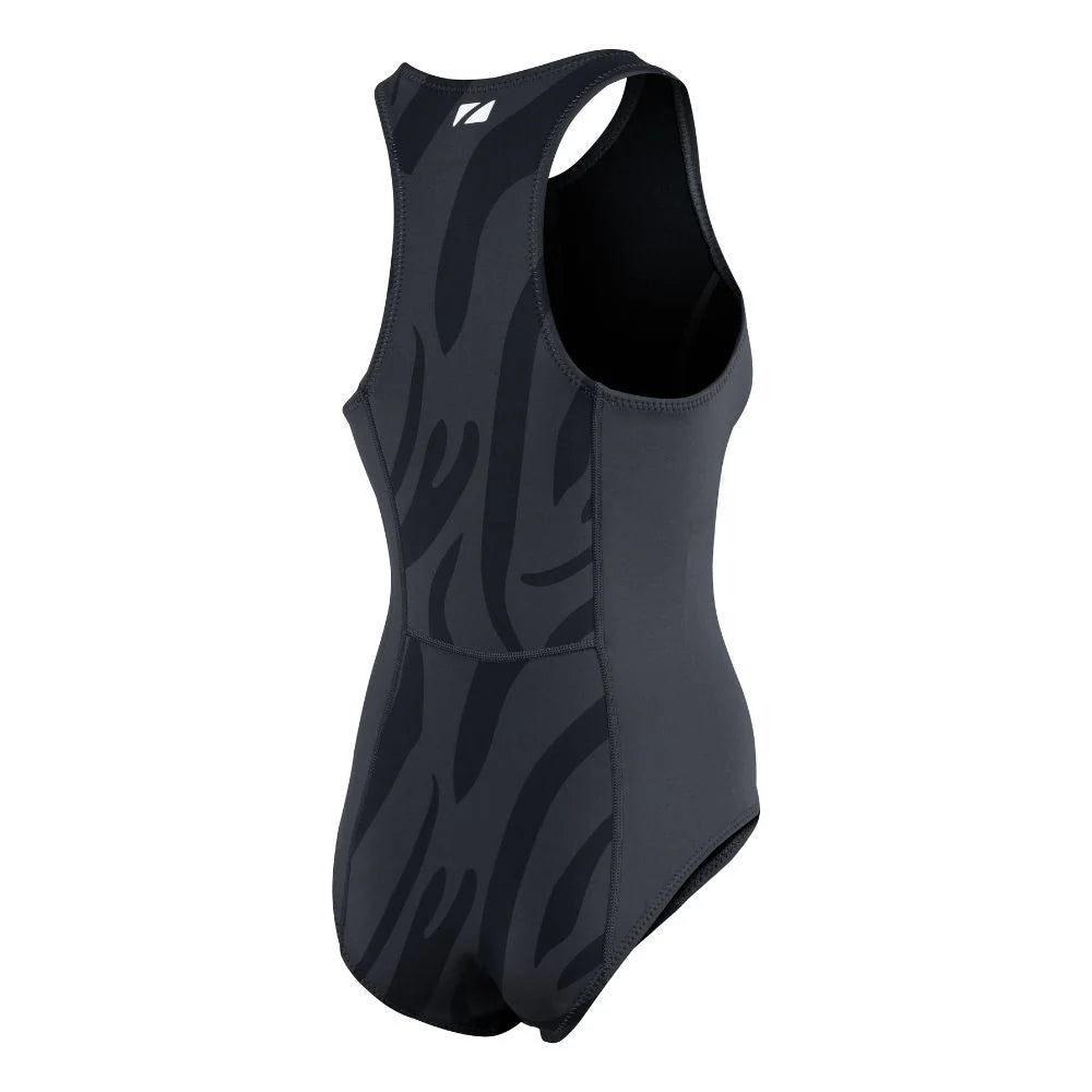 Zone3 Women's Yulex® Sleeveless Swimsuit Obsidian Black/Grey