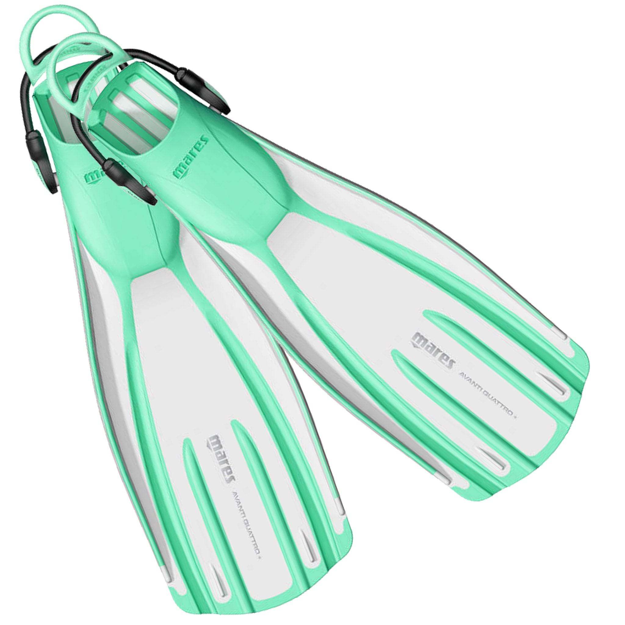 Mares Avanti Quattro Plus Scuba Diving Fins, Aqua