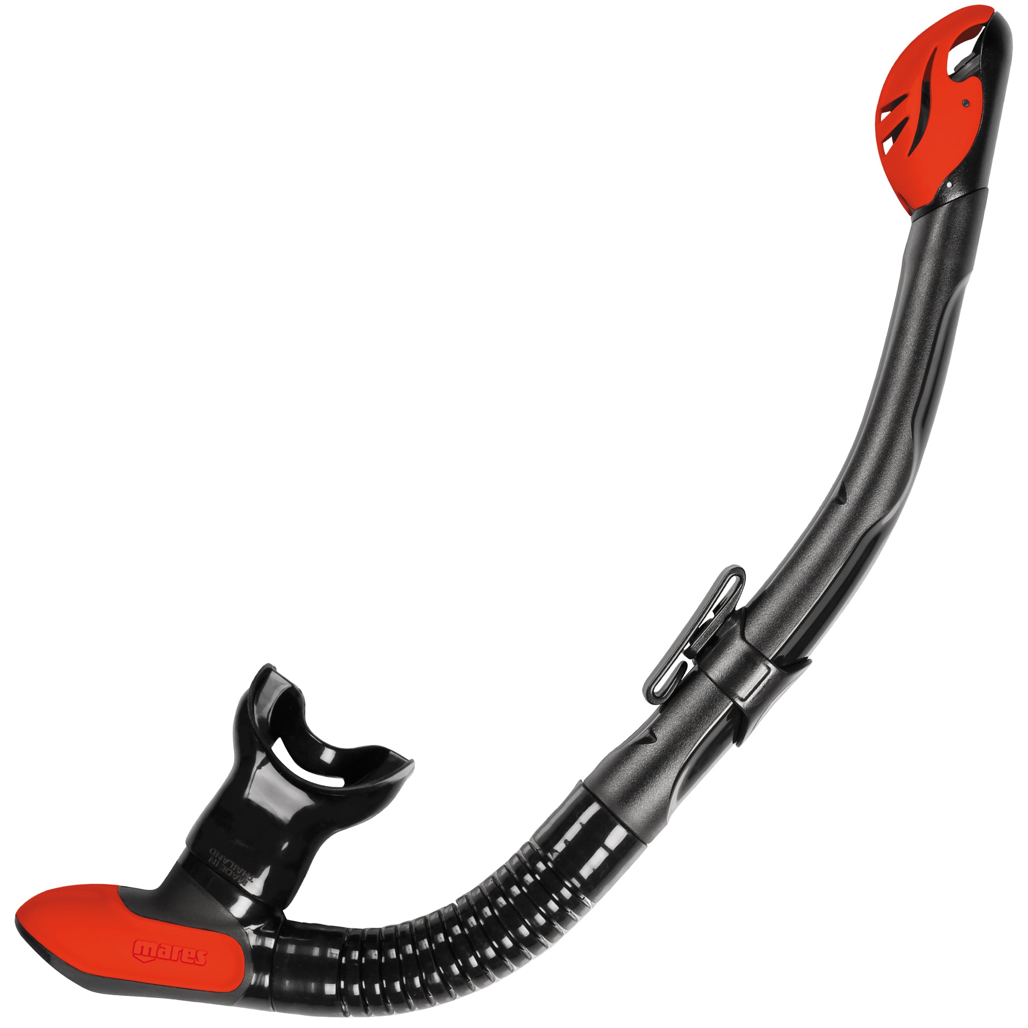 Mares Ergo Dry Snorkel | Black/Red