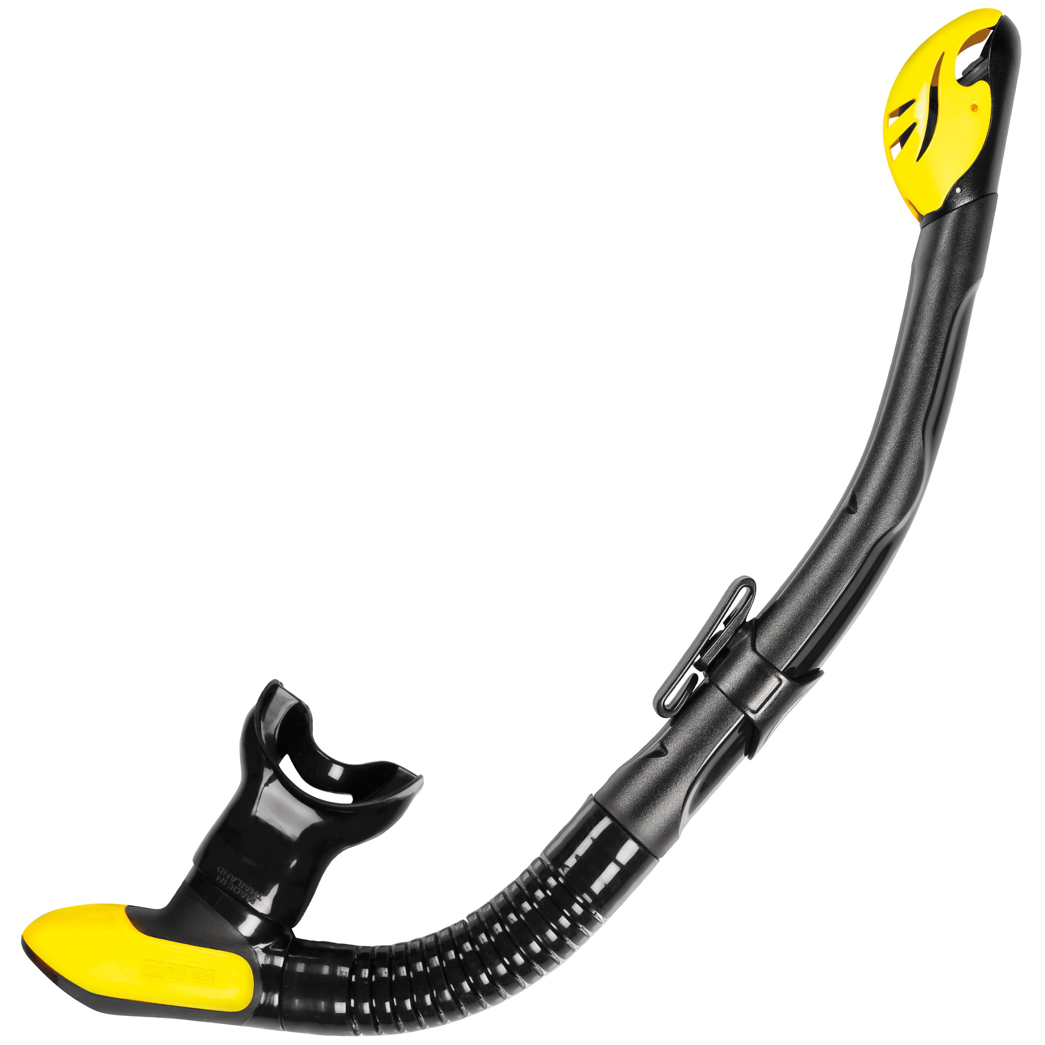 Mares Ergo Dry Snorkel | Black/Yellow