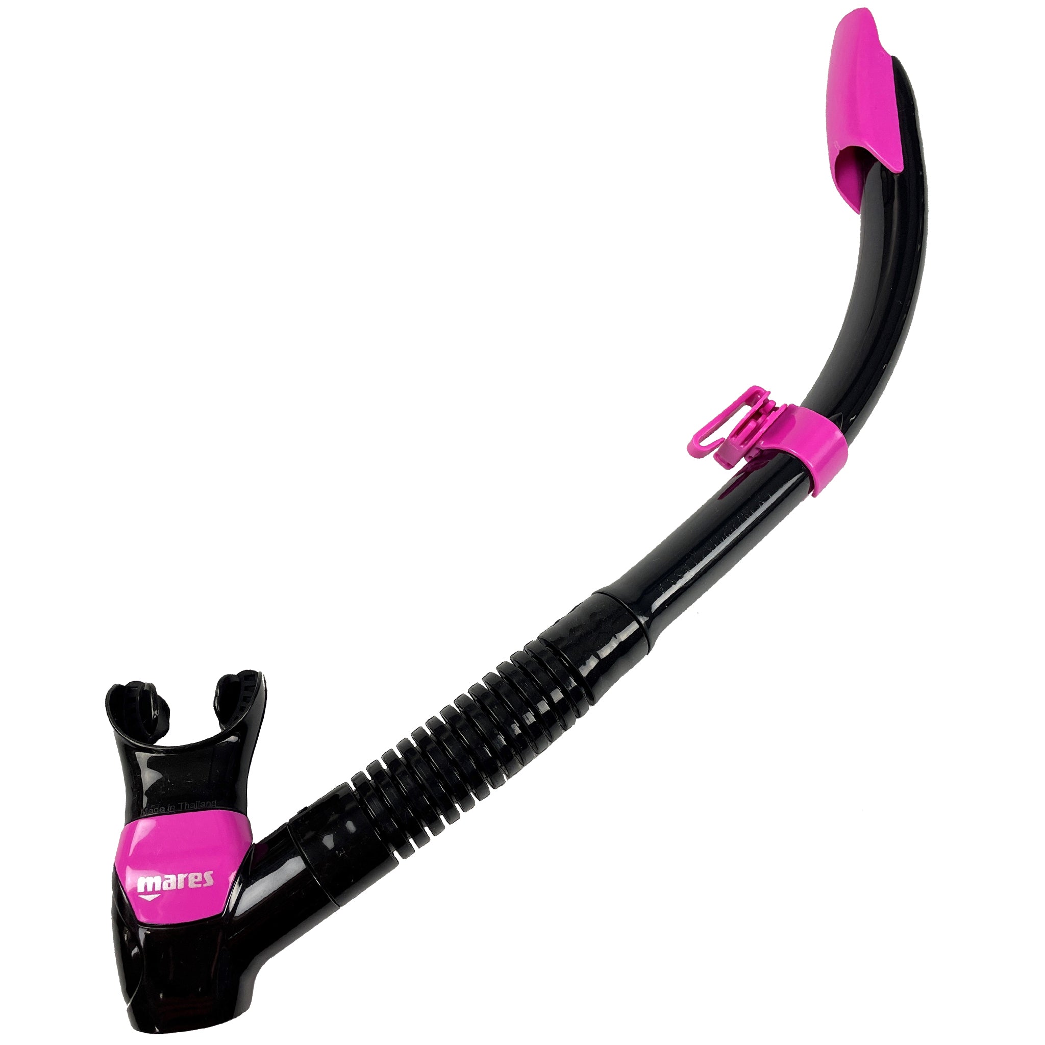 Mares Rebel Splash Snorkel | Black/Pink