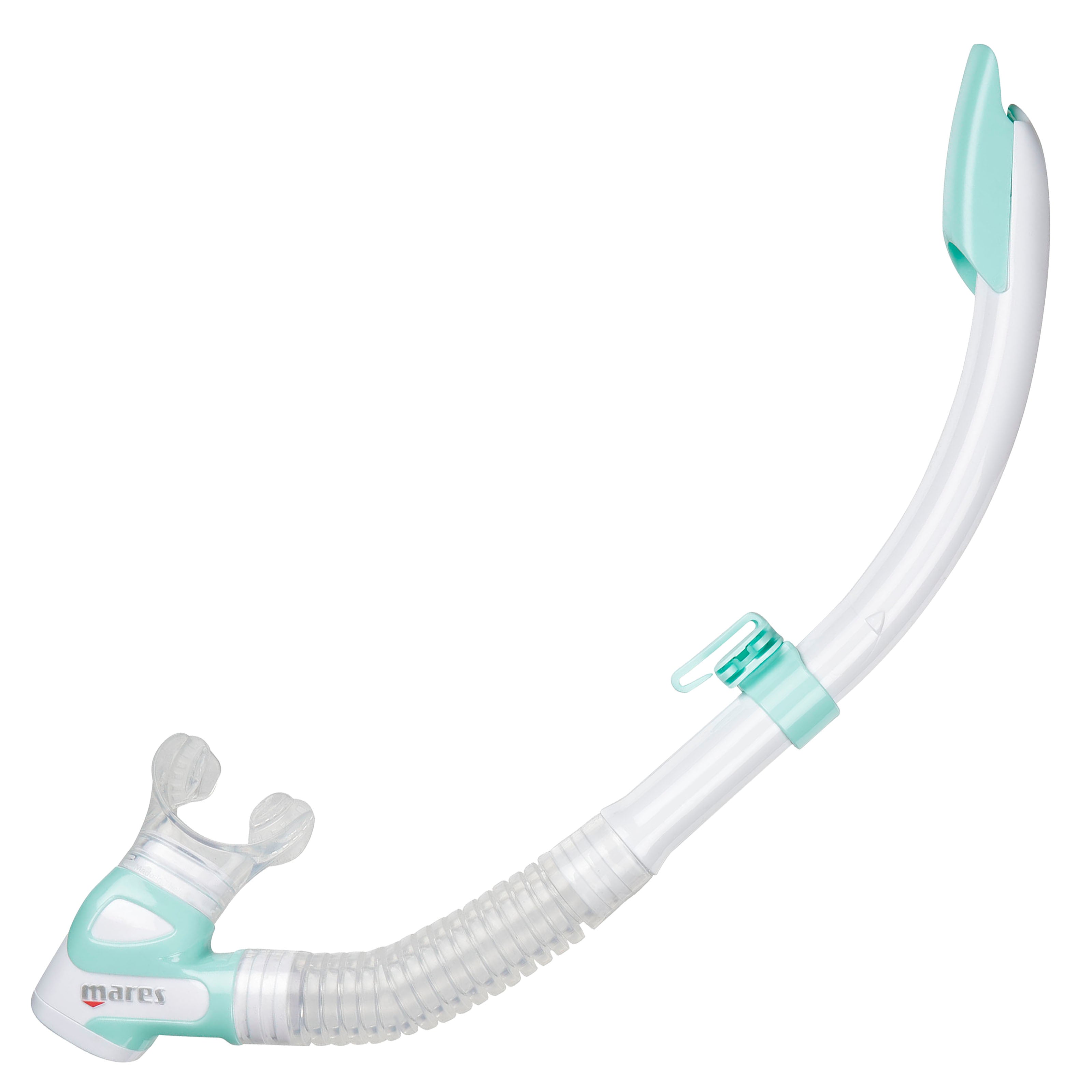 Mares Rebel Splash Snorkel | White/Aqua