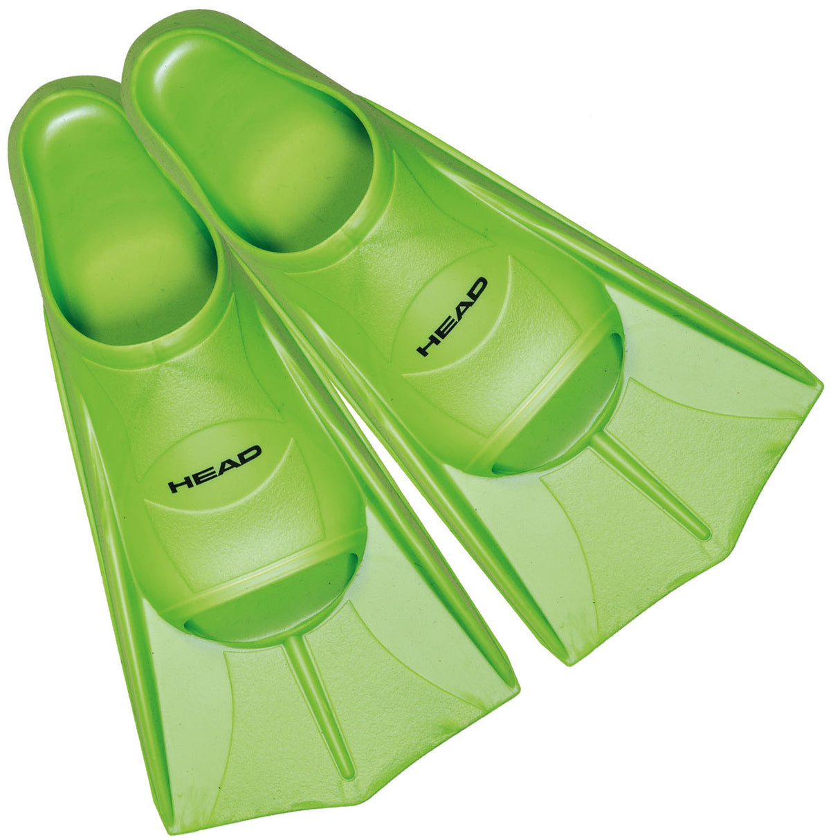 Head Soft Swim Training Fins - Size 31.5 - 33 Lime