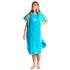 Robie Robes Original Towelling Beach Changing Robe Poncho - Blue Atoll