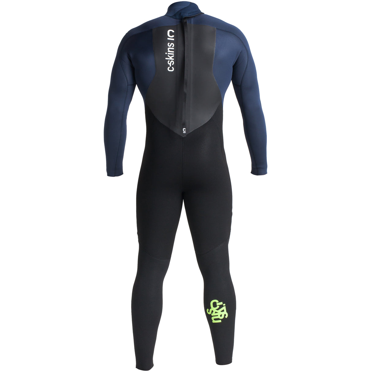 C-Skins Legend 4/3mm Wetsuit | Back Black/Bluestone/Lime