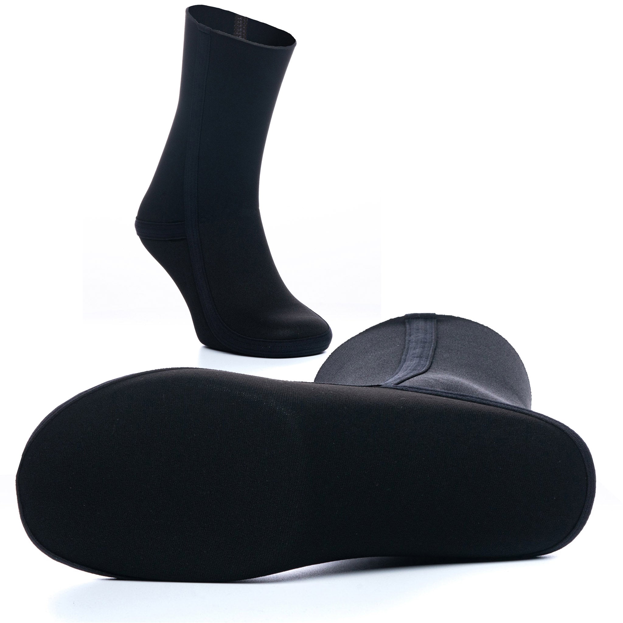 C-Skins 2.5mm Neoprene Wetsuit Socks Sole & Bound Seam