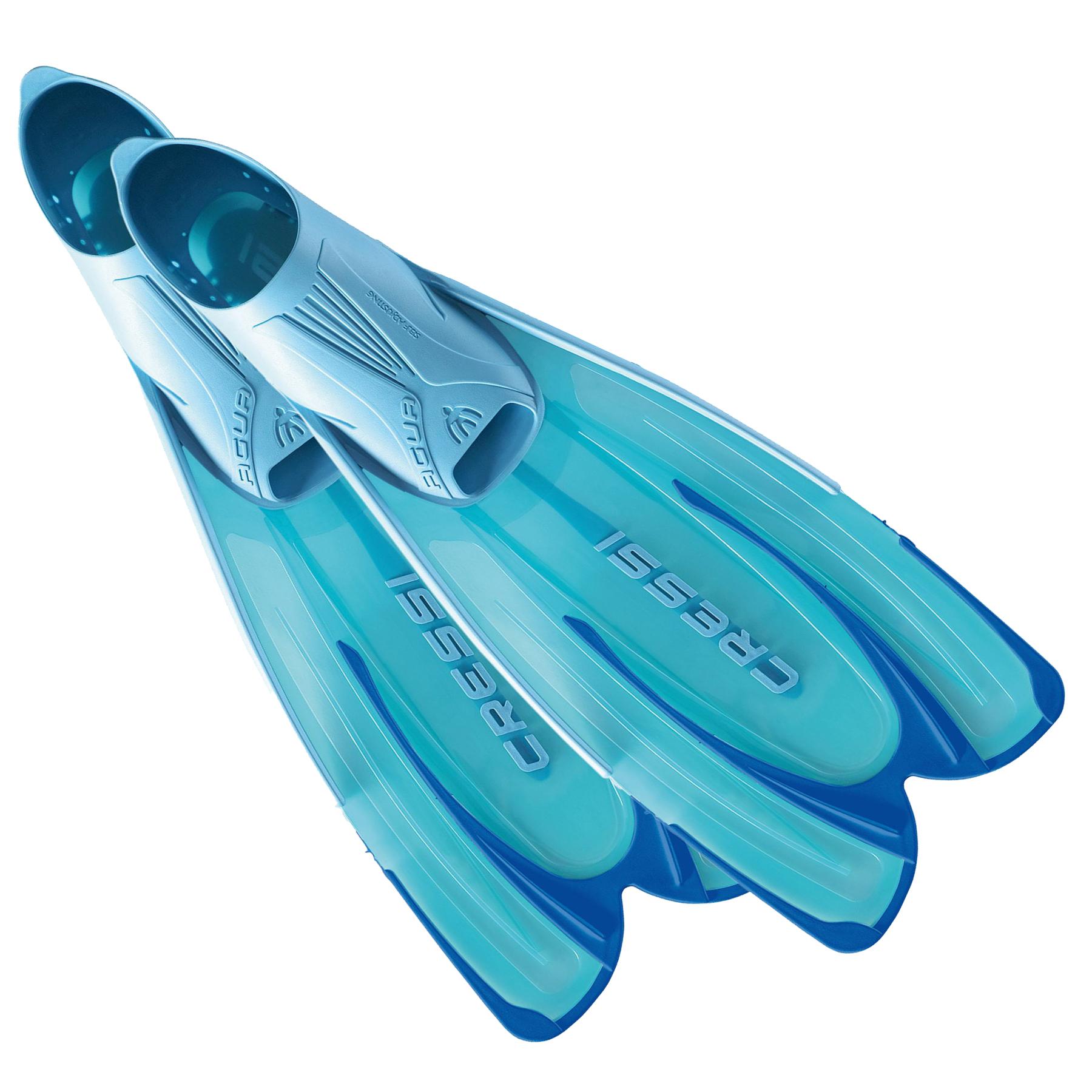 Cressi Agua Adult & Junior Snorkelling Fins | Aquamarine