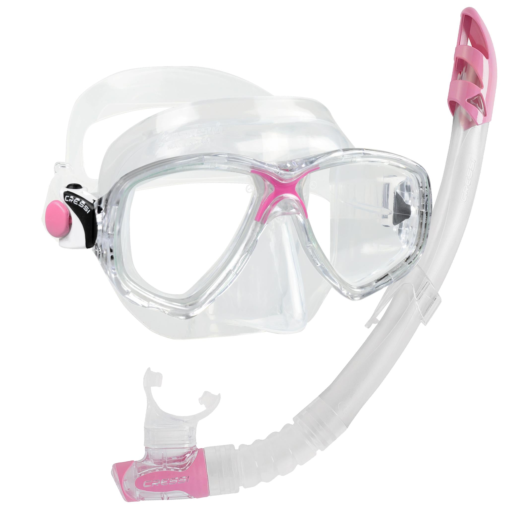 Cressi Marea Gamma Adult Snorkelling Combo | Pink/Clear