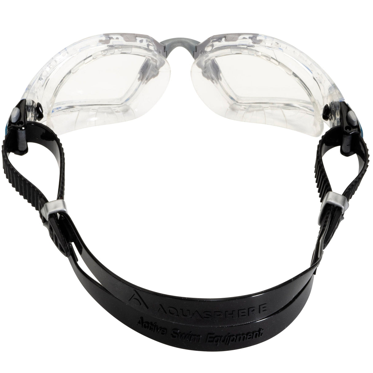 Aquasphere Kayenne Pro Swimming Goggles Clear Lenses | Grey/Black Internal View