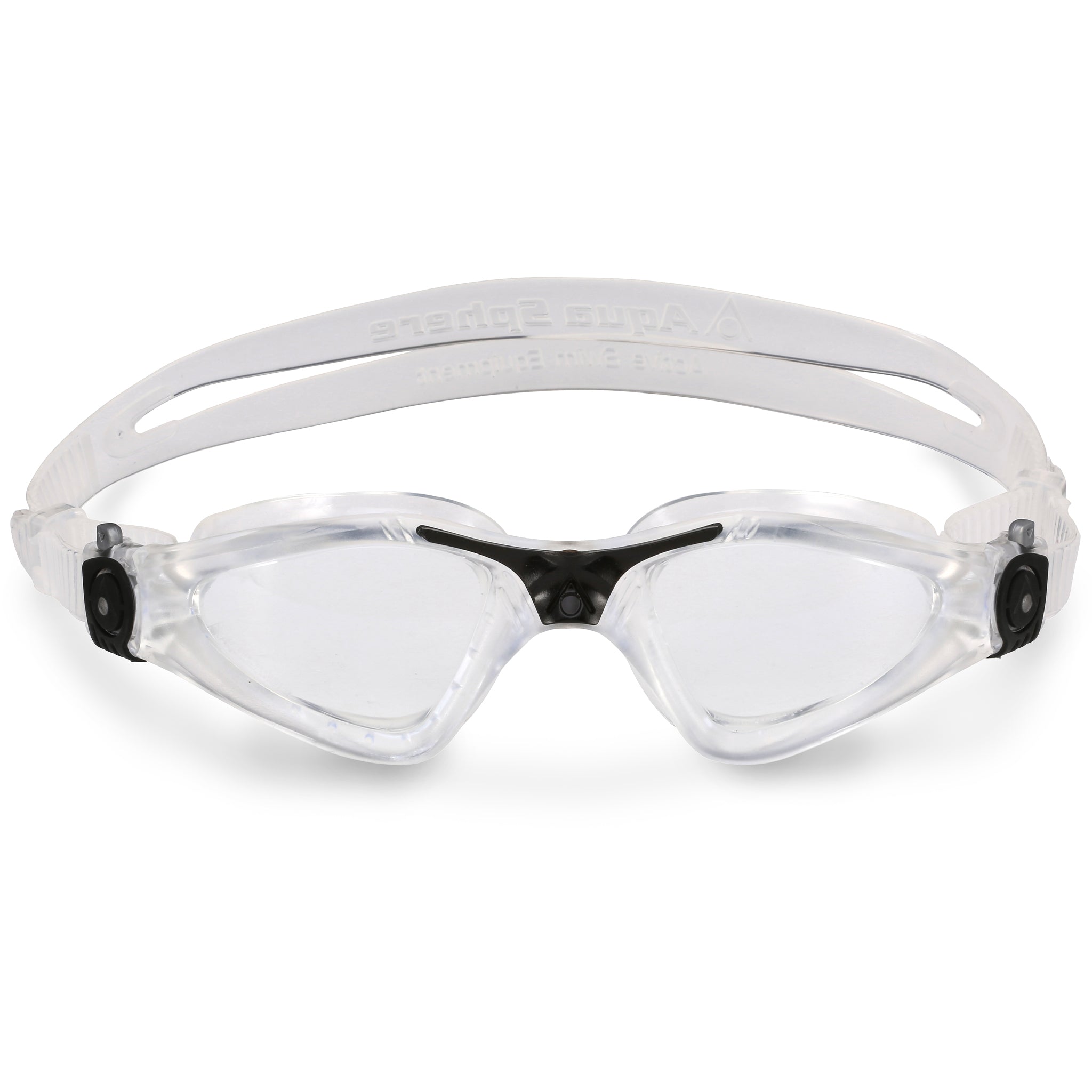 Aquasphere Kayenne Swimming Goggles Clear Lenses Clear/Black | Front