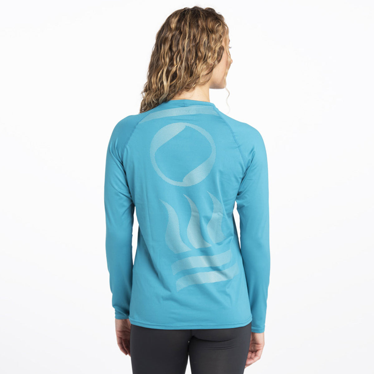 Fourth Element Women's Hydro-T UPF50+ Rash Top Long Sleeve Ocean Depth | Back
