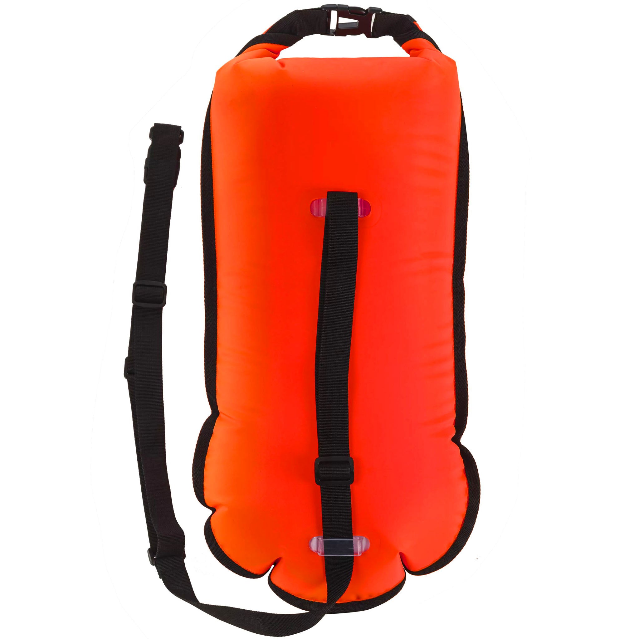 Orca Swimming Safety Buoy Dry Bag showing Strap