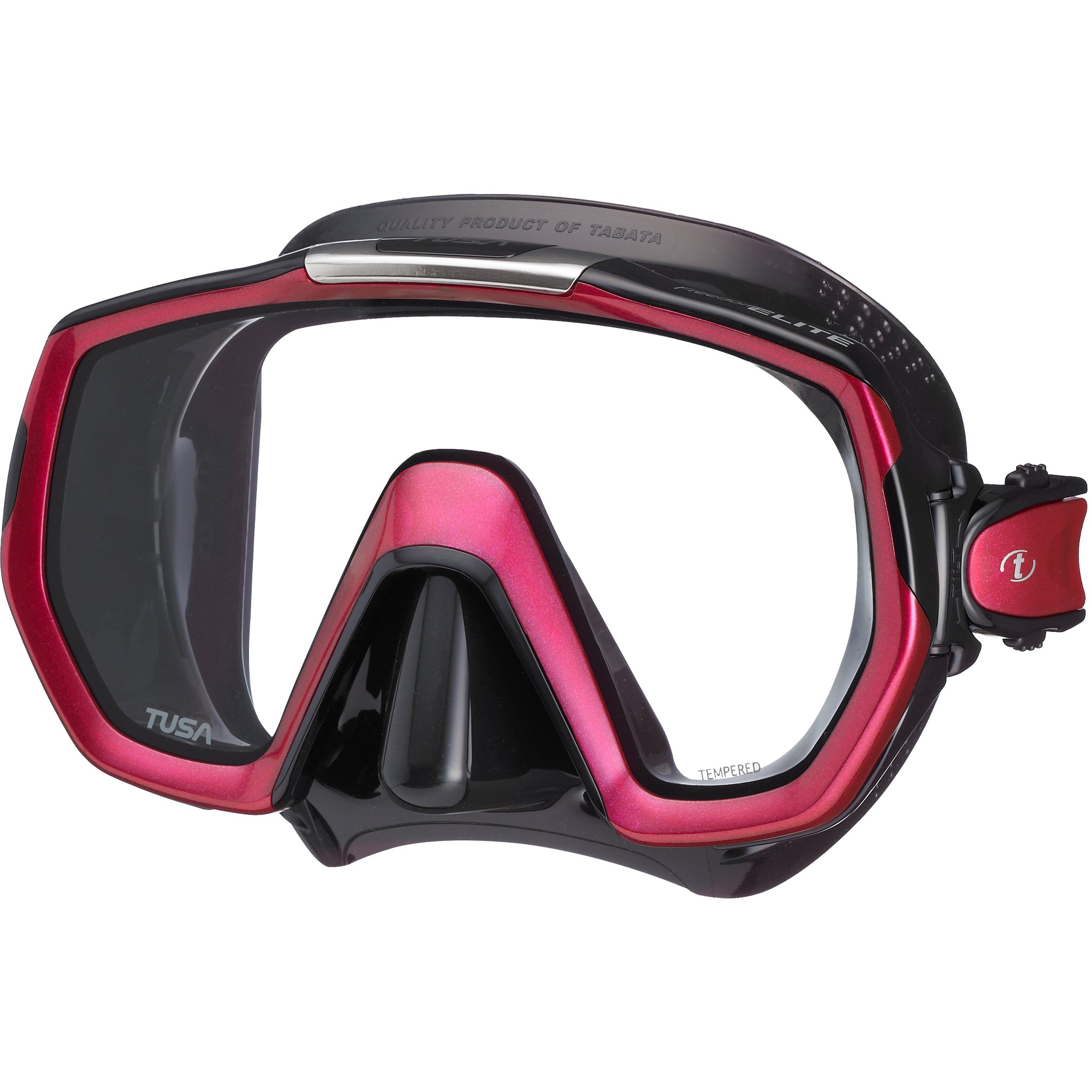 Tusa Freedom Elite Mask | Black / Rose Pink