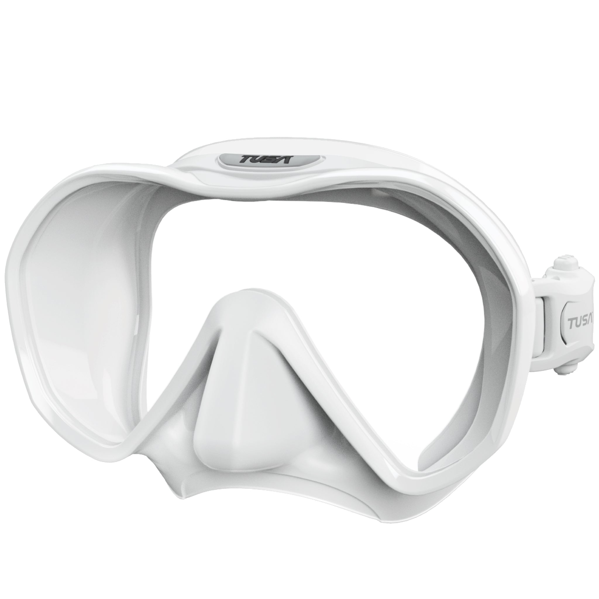 Tusa Zensee Frameless Mask for Scuba Diving | White