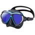 Tusa Paragon Scuba Diving Mask | Black/Fishtail Blue