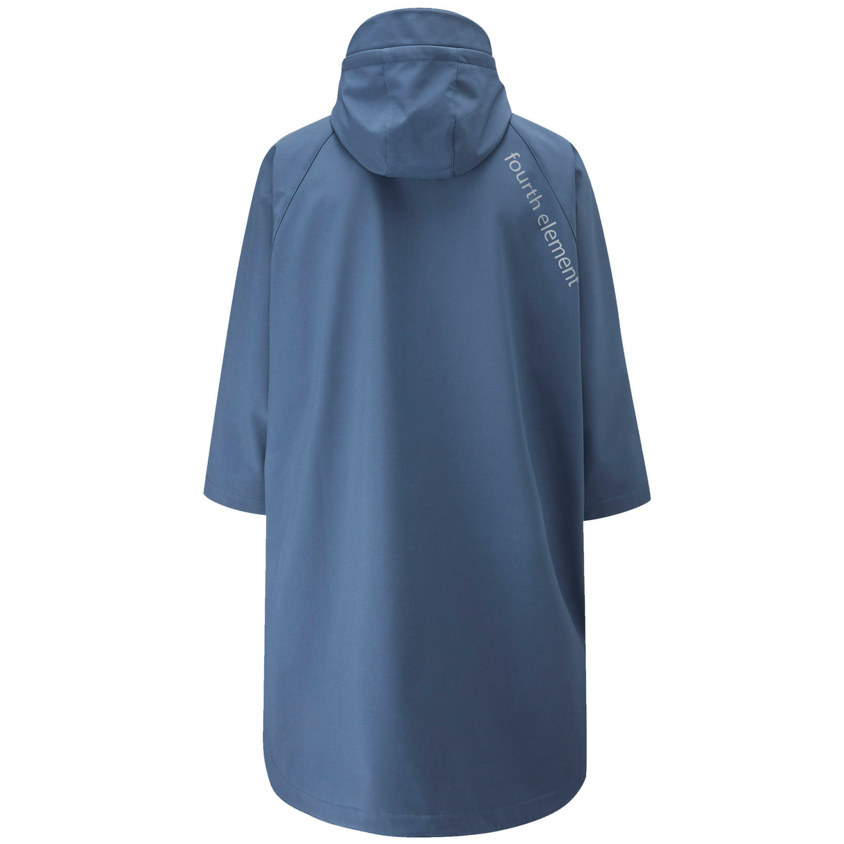 Fourth Element Storm Poncho Slate Blue Back