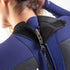 Gul Response 3/2mm Women's Wetsuit - Navy Paisley | Zip Detail