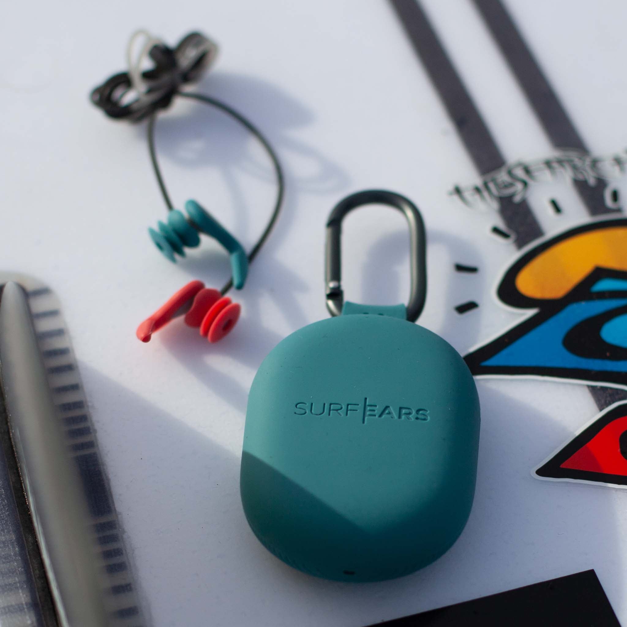 SurfEars 3.0 Ear Plugs to help prevent Swimmer's Ear and Surfer's Ear