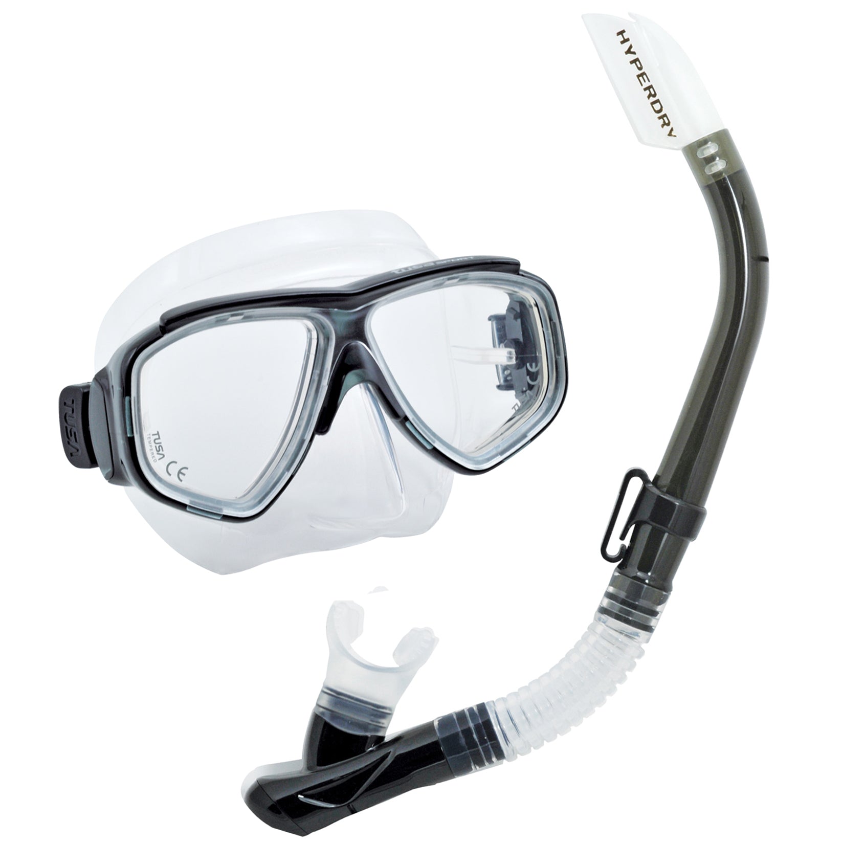 Tusa Splendive II Elite Snorkelling Set | Clear/Smoke