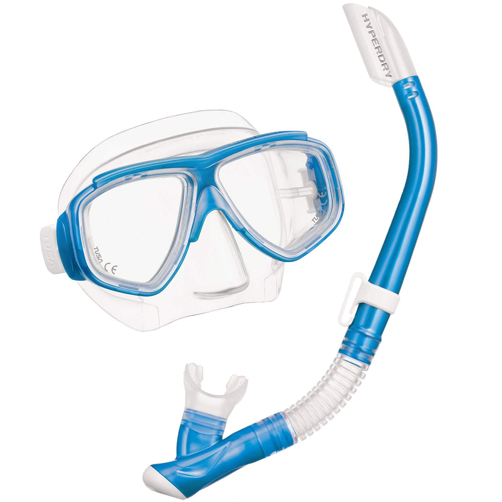 Tusa Splendive II Elite Snorkelling Set | Fishtail Blue