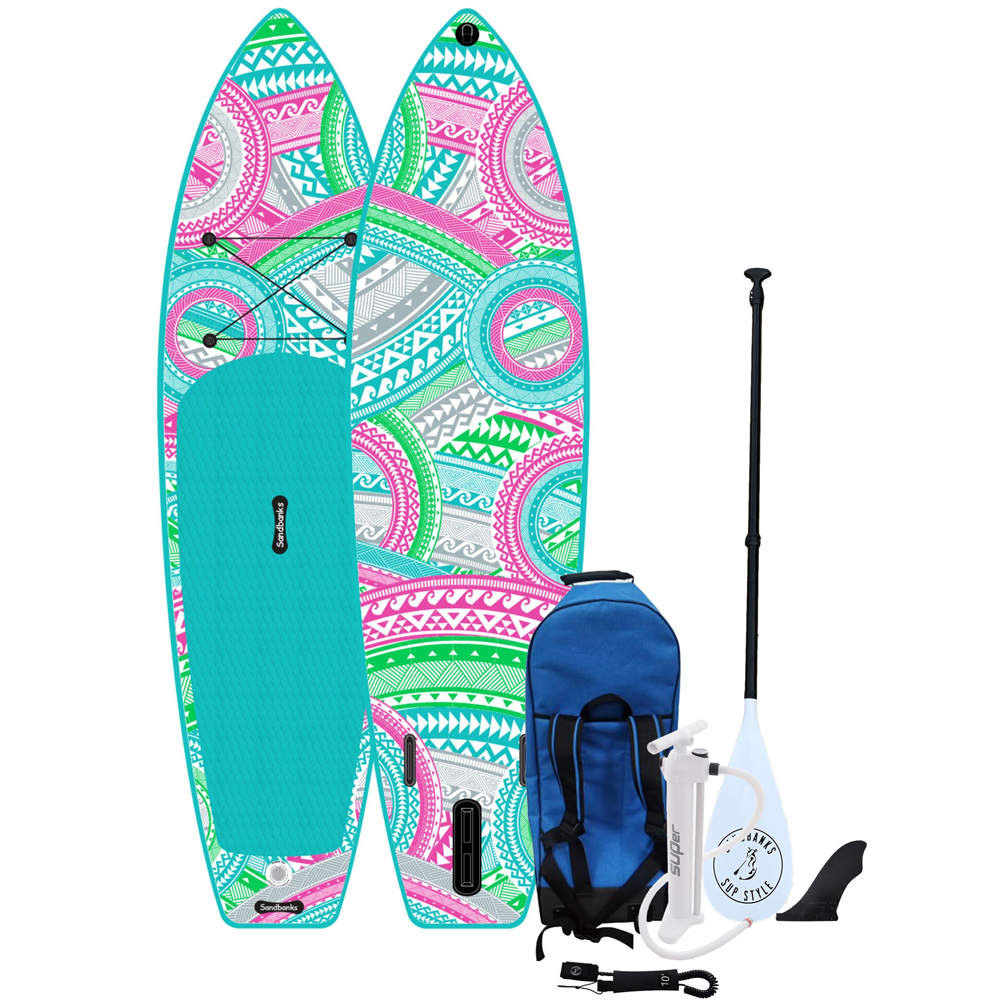 Sandbanks SUP Ultimate Art 10' 6" iSUP Paddle Board Package - Malibu