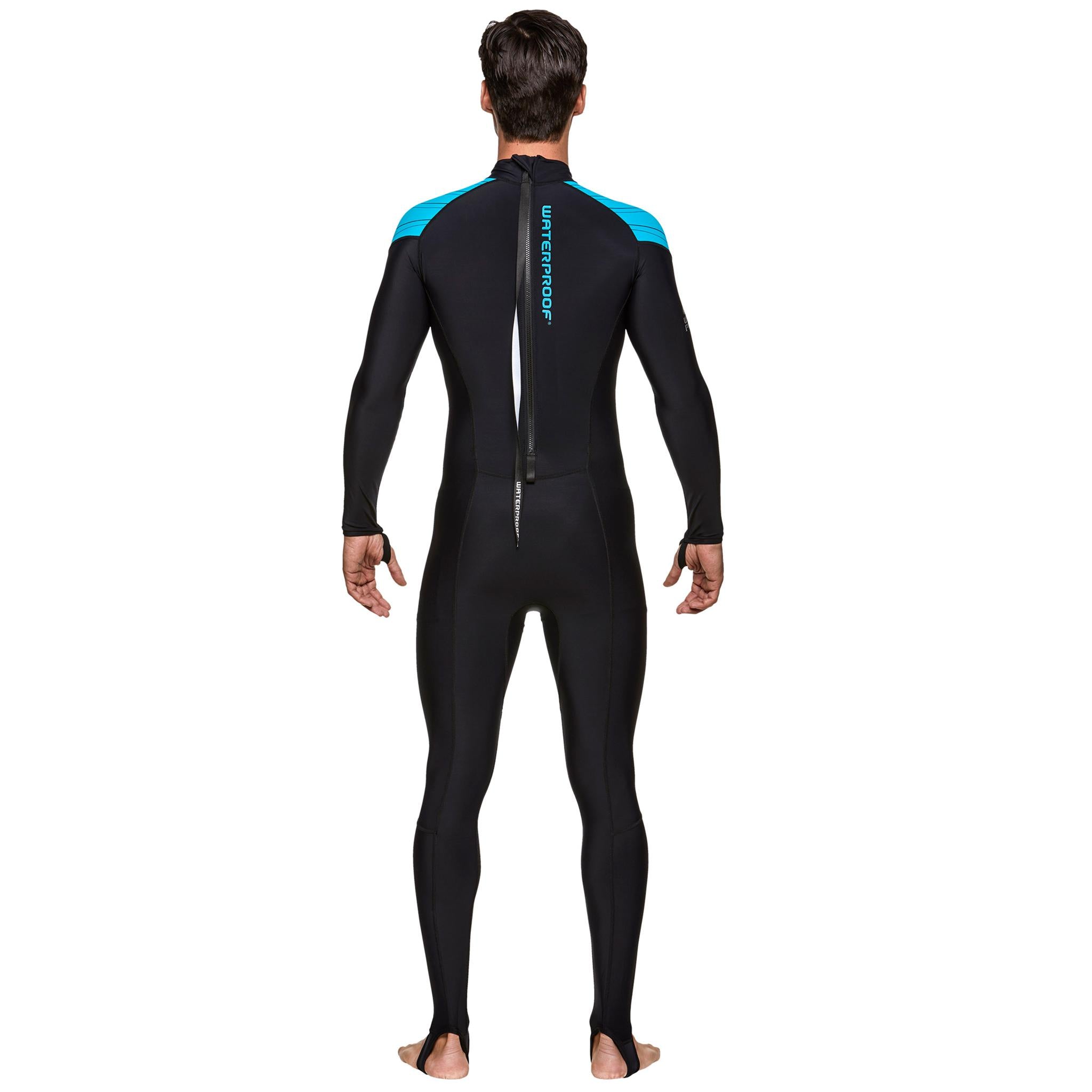 Waterproof Skin Rash Suit Mens | Back