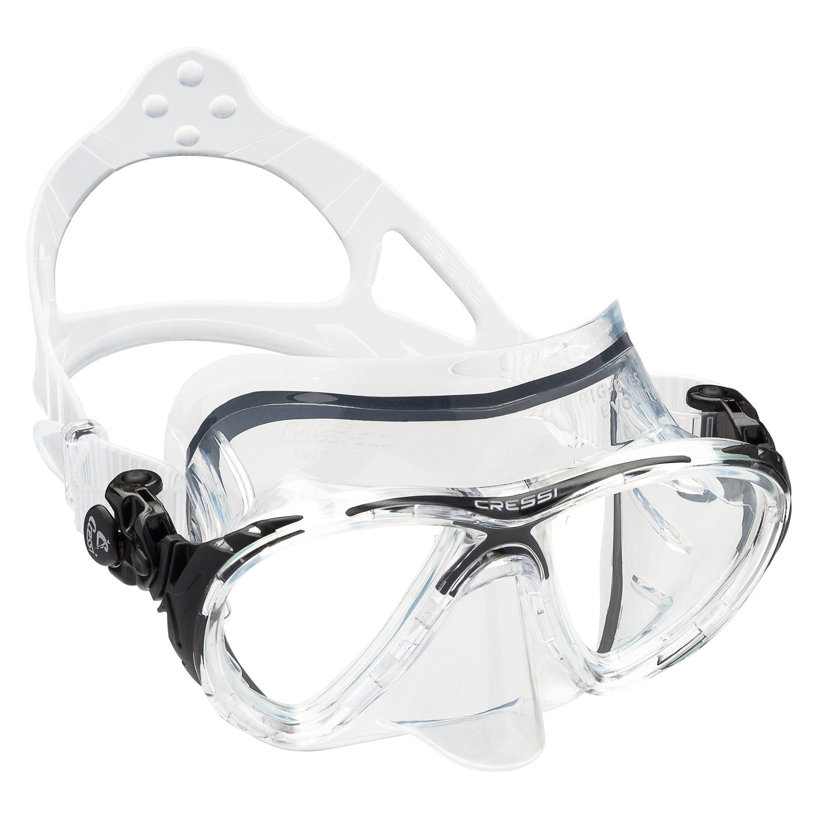 Cressi Big Eyes Evolution Mask | Clear/Black