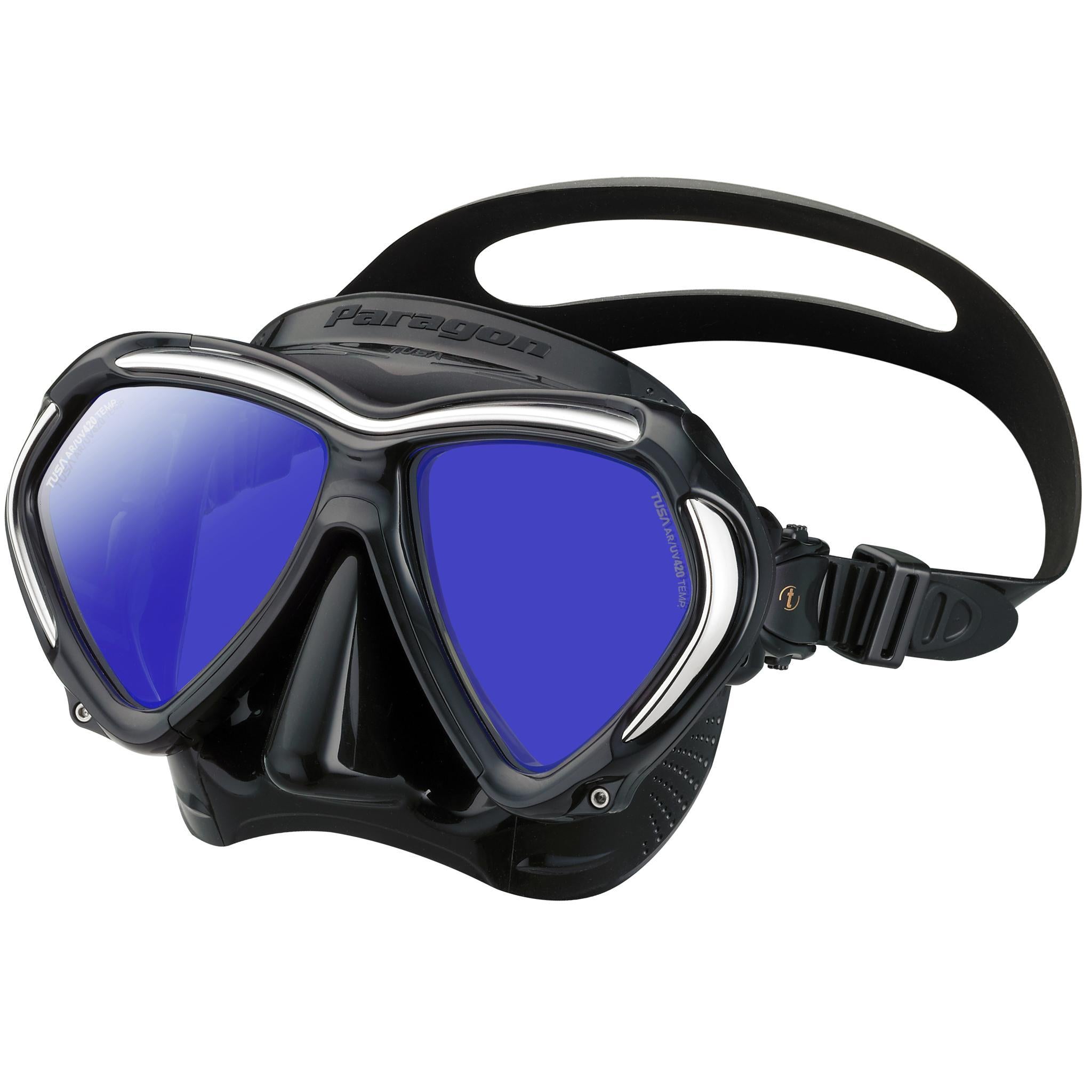 Tusa Paragon Scuba Diving Mask | Black/Black