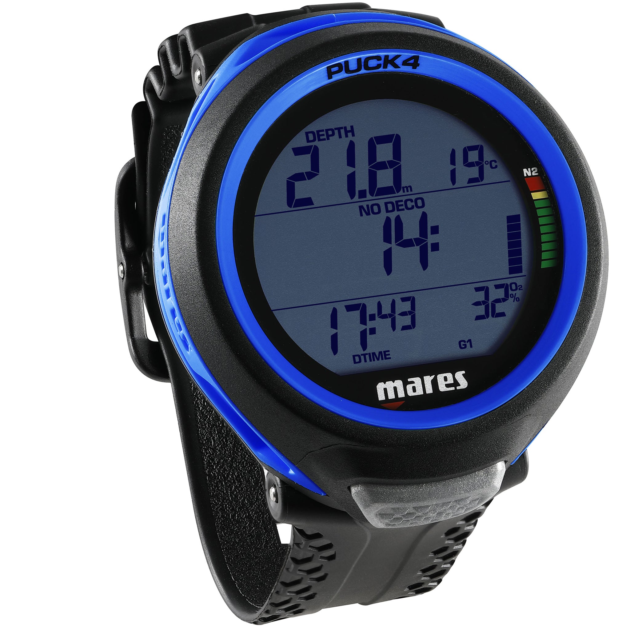 Mares Puck 4 Dive Computer | Blue