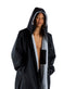 dryrobe Advance Long Sleeve | Black/Grey modelled