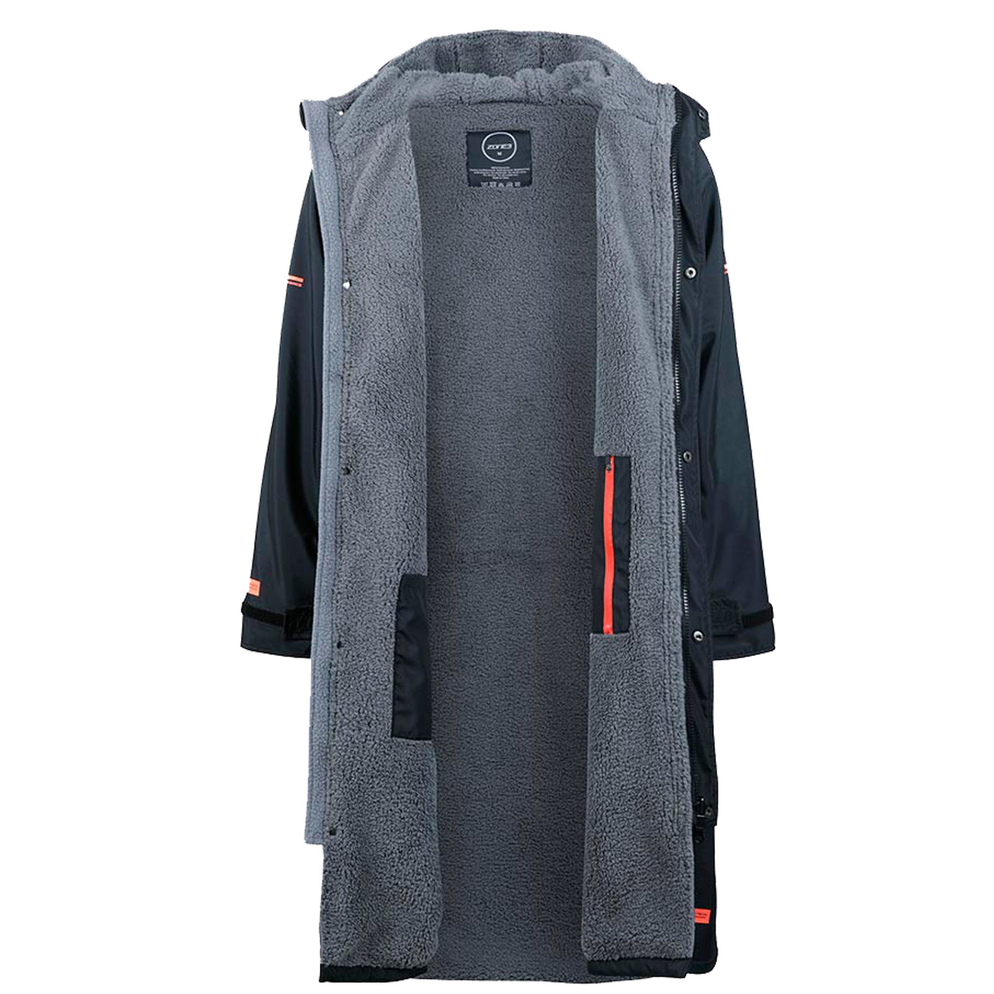 Zone3 Heat Tech Recycled Change Robe Parka Inside