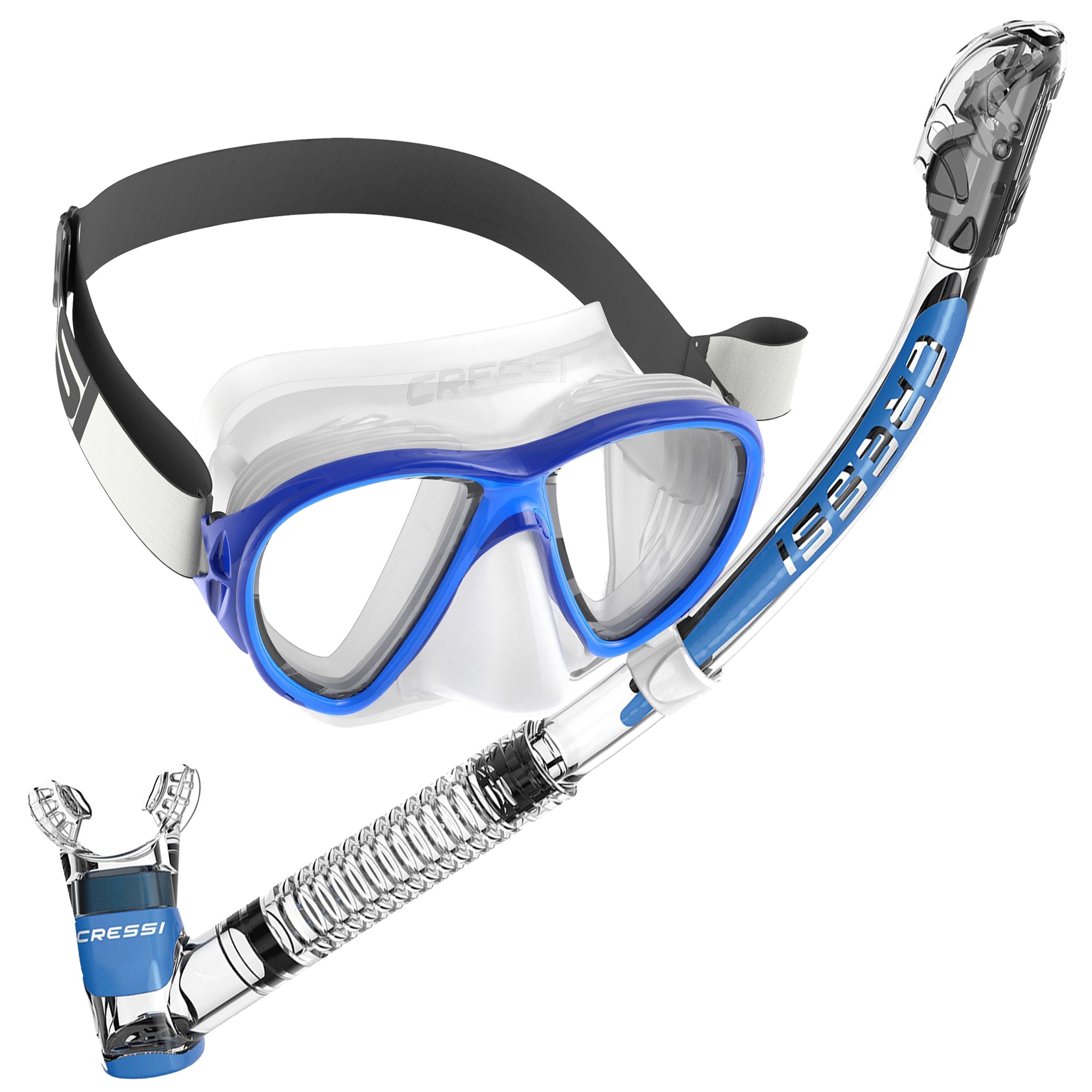 Cressi Fiji Mask & Itaca Ultra Dry Snorkel Set