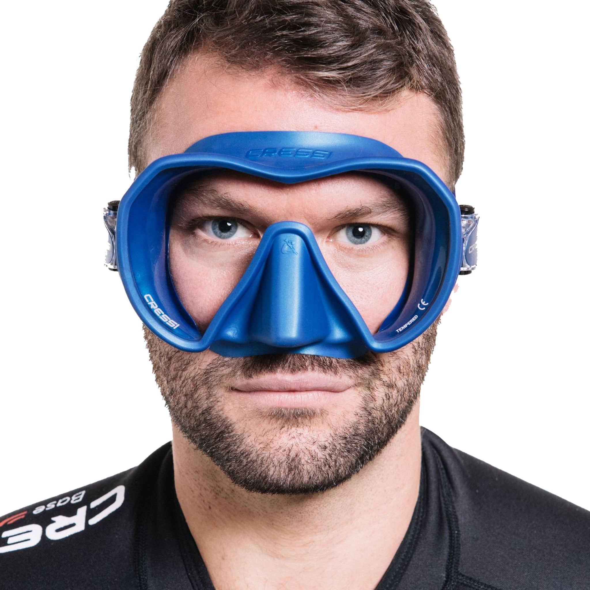 Cressi Z1 Mask | Blue in use