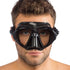 Cressi Air Black Diving Mask | Black/Black in use