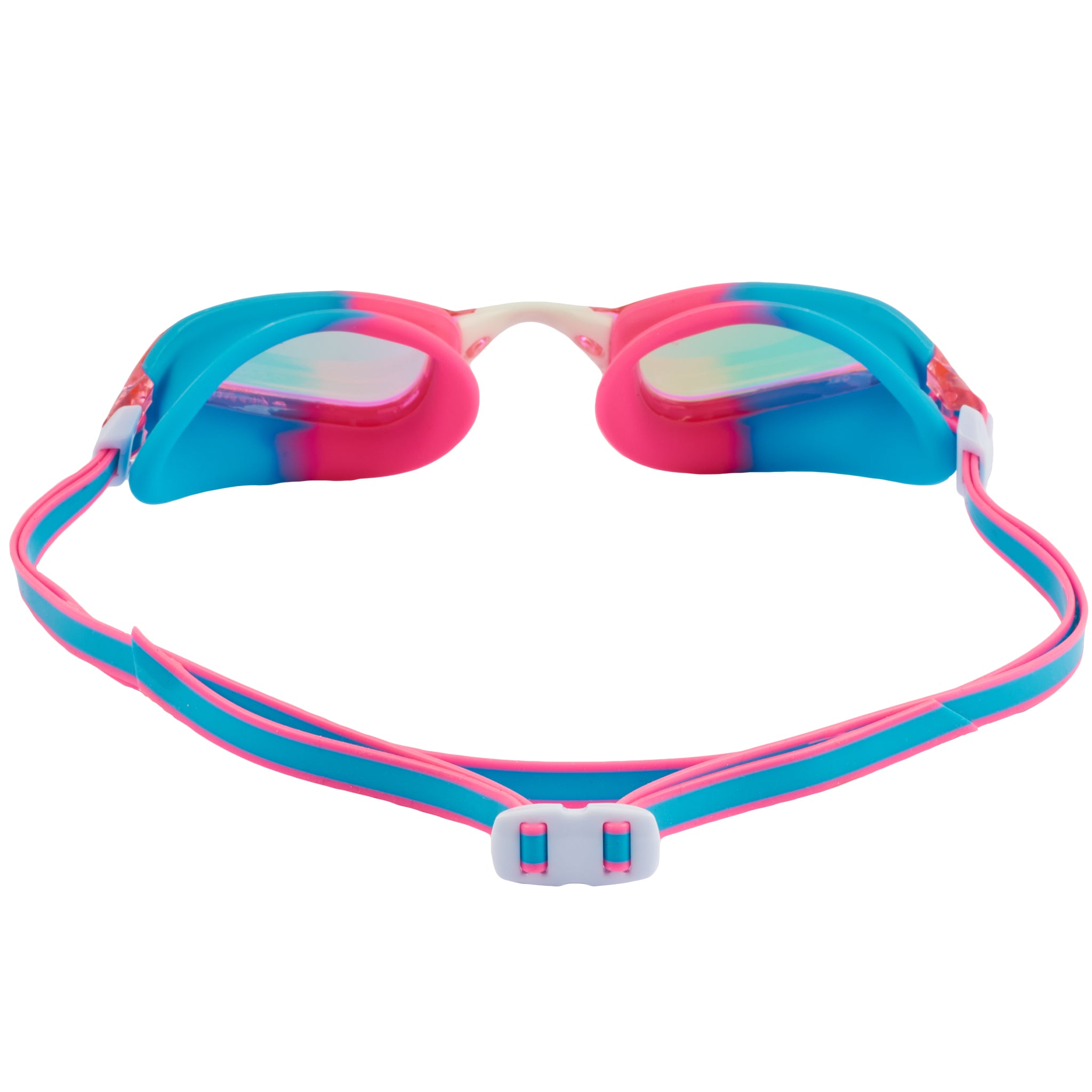 Aquasphere Fastlane Goggles LTD EDITION Pink Iridescent Mirrored Lenses Back