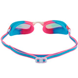 Aquasphere Fastlane Goggles LTD EDITION Pink Iridescent Mirrored Lenses Back