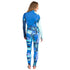 Fourth Element Women's OceanPositive Fin Hydrosuit - Blue Pattern | Back