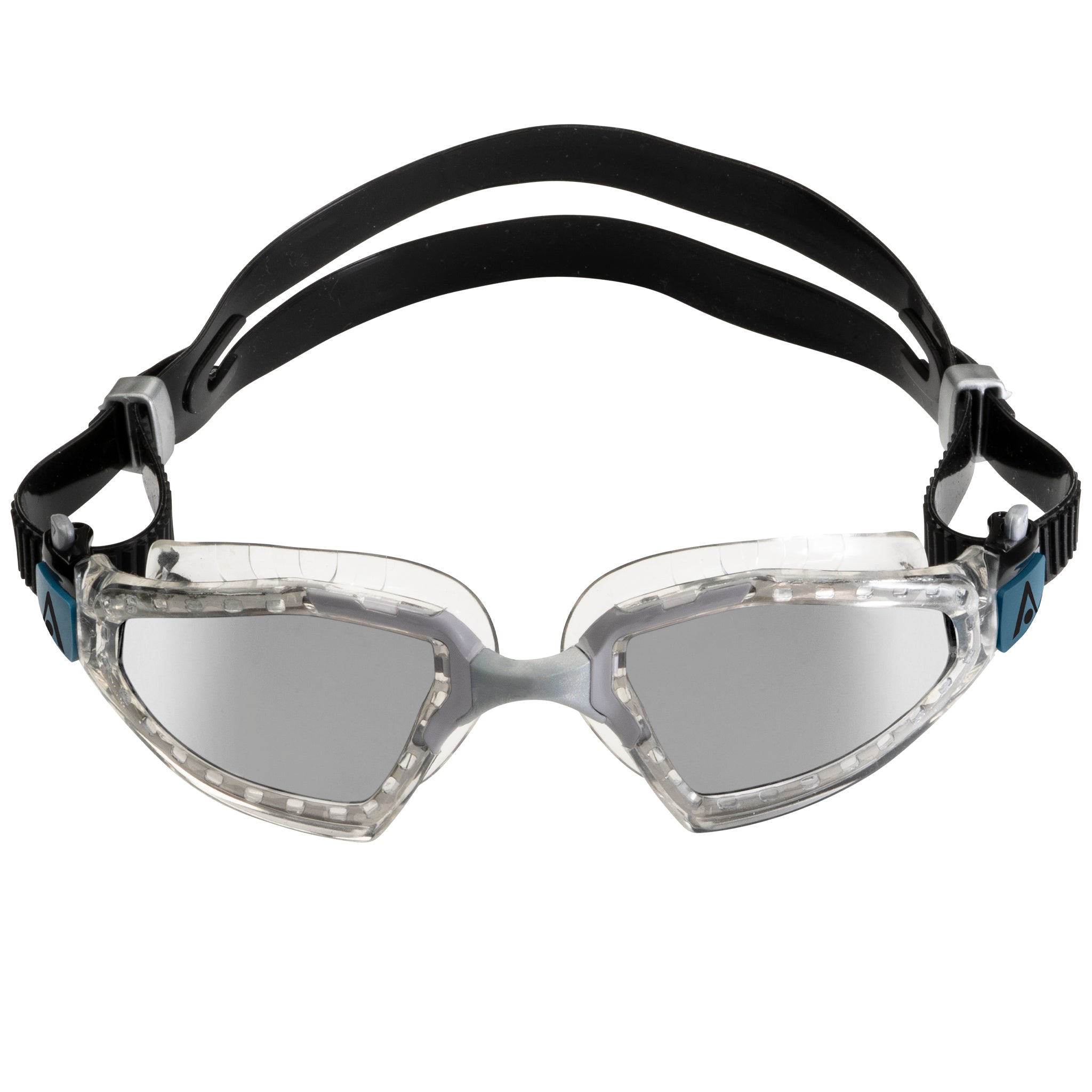 Aquasphere Kayenne Pro Swimming Goggles Silver Mirrored Lenses