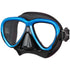 Tusa Intega Mask for Scuba Diving and Snorkelling | Black/Fishtail Blue