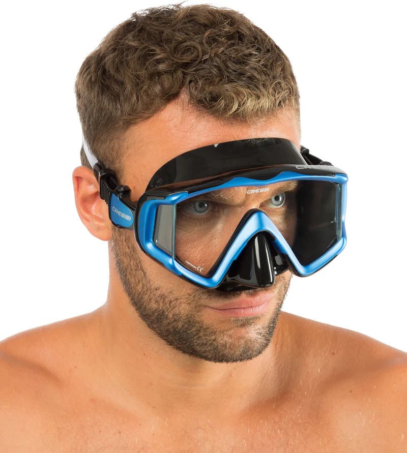 Cressi Liberty TriSide Mask for Diving and Snorkelling