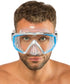 Cressi Liberty TriSide mask | Modelle by adult male showing front view