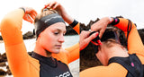 Orca Headband - Showing the velcro adjustment on the back of the head