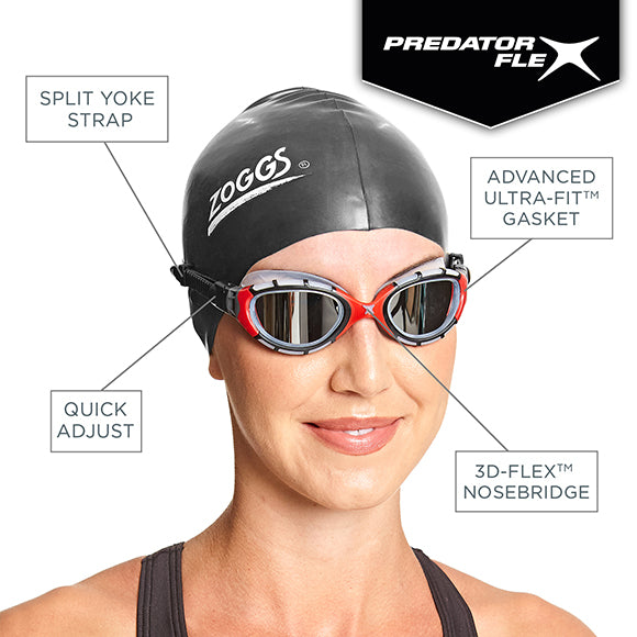 Zoggs Predator Flex Goggles Key Features