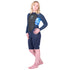 Reefwear Elise 3/2mm Women's Spring Wetsuit | Side view showing patterned torso panel