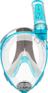 Cressi Duke Full Face Snorkelling Mask | Aquamarine FRONT view