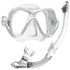 Mares X Vision Mask & Ergo Dry Snorkel Set | White