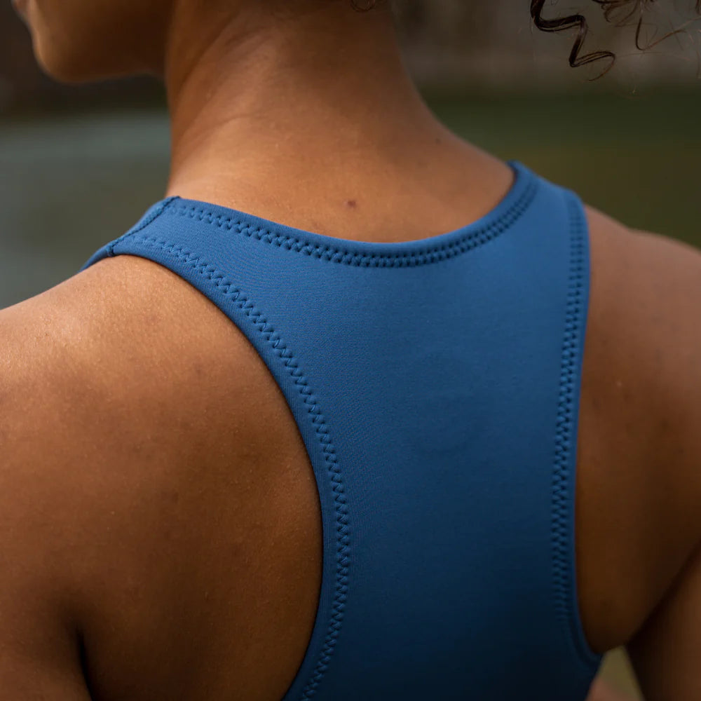 Zone3 Women's Yulex® Sleeveless Blue Swimsuit